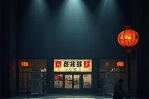都市职场剧《逆流而上》海报，写字楼玻璃幕墙与俯身整理文件的身影