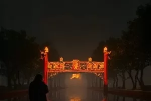 美食治愈剧《山海食光》剧照，清晨灶台上的白瓷碗与升起的蒸汽